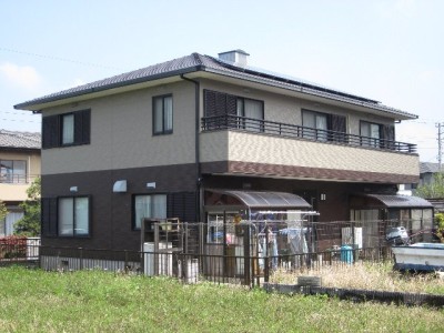 外壁重ね張り工事後編　岐阜県 笠松町,岐南町,各務原市,岐阜市エリア W様邸