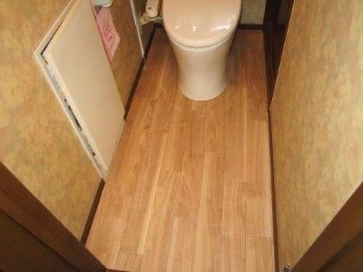 トイレの床交換 茨城県 境町,五霞町,古河市,エリア K様邸