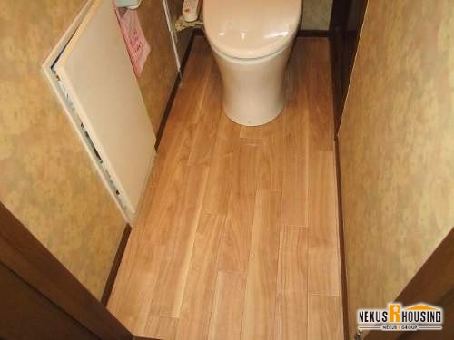 トイレの床交換　茨城県 境町,五霞町,古河市,エリア K様邸